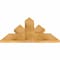 Ekena Millwork Saratoga Rough Sawn Timber Gable Bracket, Western Red Cedar, 36"W x 21"H x 2"D x 6"F, 14/12 Pitch GBW036X21X0206SAR00RWR - alternate 5